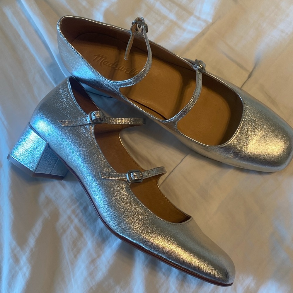 Madewell Mary Jane block heel shoe